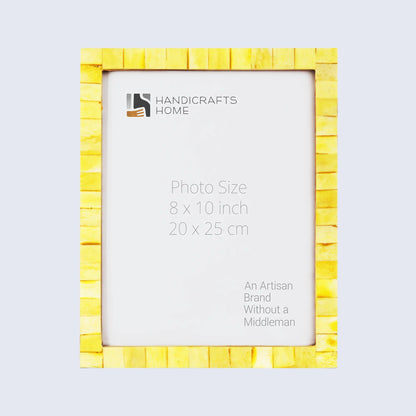 Picture Frames Classic Pattern Bone Inlay Collection in 27 Sizes, Yellow – Wholesale picture frames