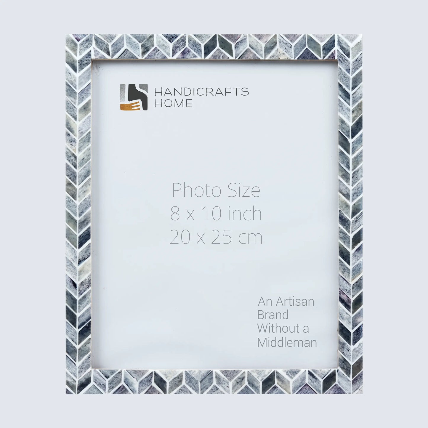 Picture Frames Artic Smoke Pattern Bone & Resin Inlay Collection in 3 Sizes – Wholesale picture frames