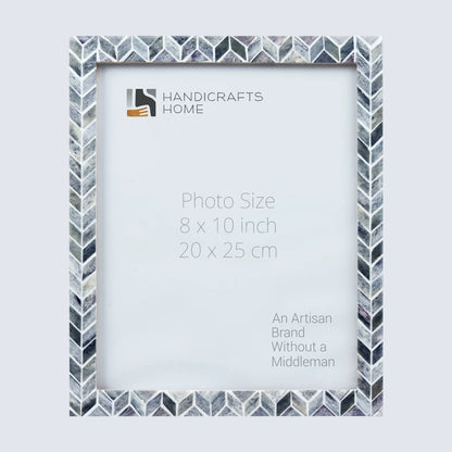 Picture Frames Artic Smoke Pattern Bone & Resin Inlay Collection in 3 Sizes – Wholesale picture frames