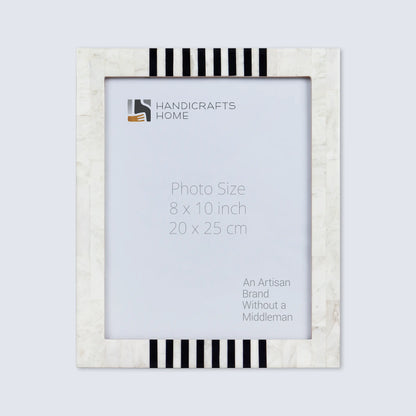 Picture Frames Contour Alto Pattern Resin Inlay Collection in 3 Sizes – Wholesale picture frames