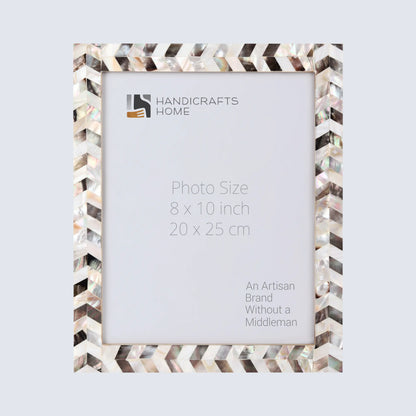 Picture Frames Pearlescent Chase Pattern Mother of Pearl Collection in 3 Sizes – Wholesale picture frames