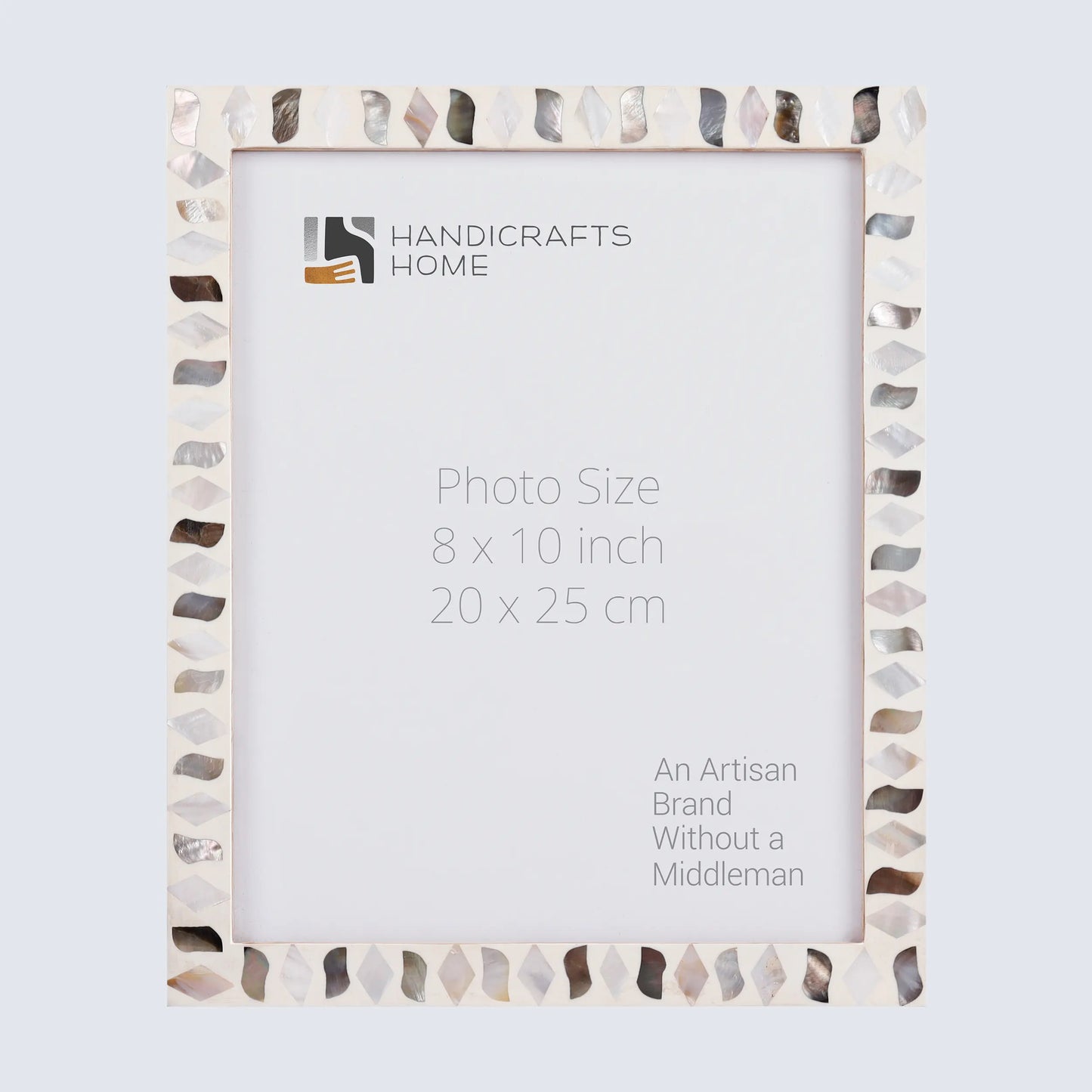 Picture Frames Pearlescent Fossil Pattern Mother of Pearl & Resin Collection in 3 Sizes – Wholesale picture frames
