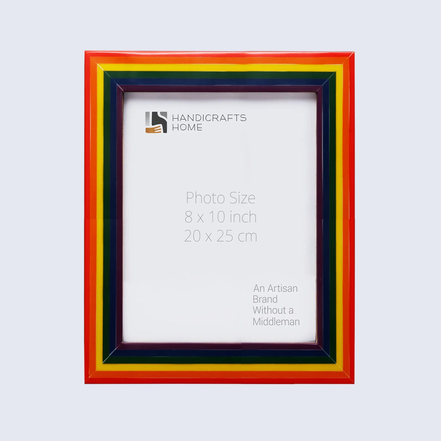 Picture Frames Spectrum Pride Pattern Resin Inlay Collection in 3 Sizes – Wholesale picture frames