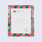 Picture Frames Scalloped Pattern Bone Inlay Collection in 4 sizes, Green & Red – Wholesale picture frames