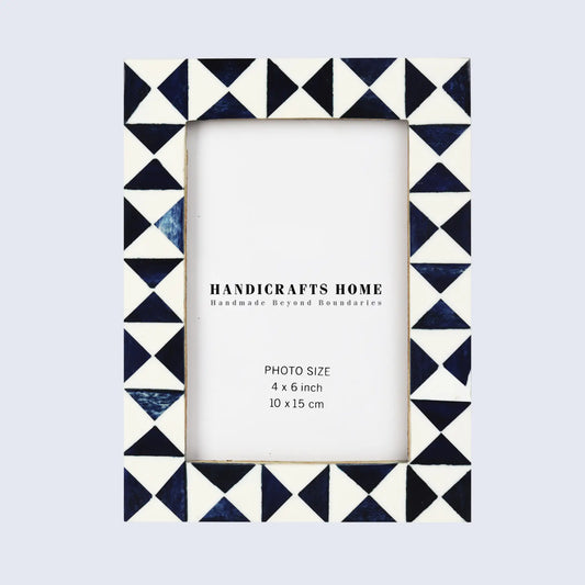 Picture Frames Indigo Bone Inlay Collection in Blue, 4x6 – Wholesale picture frames