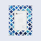 Picture Frames Mosaic Quatrefoil Pattern Bone & Resin Inlay Collection in 3 colors, 4x6 – Wholesale picture frames