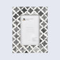 Picture Frames Mosaic Quatrefoil Pattern Bone & Resin Inlay Collection in 3 colors, 4x6 – Wholesale picture frames