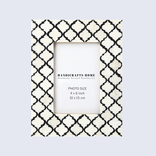 Picture Frames Moroccan Pattern Bone & Resin Inlay Collection in 5 Color Options | 1.5" Border Width – Wholesale picture frames