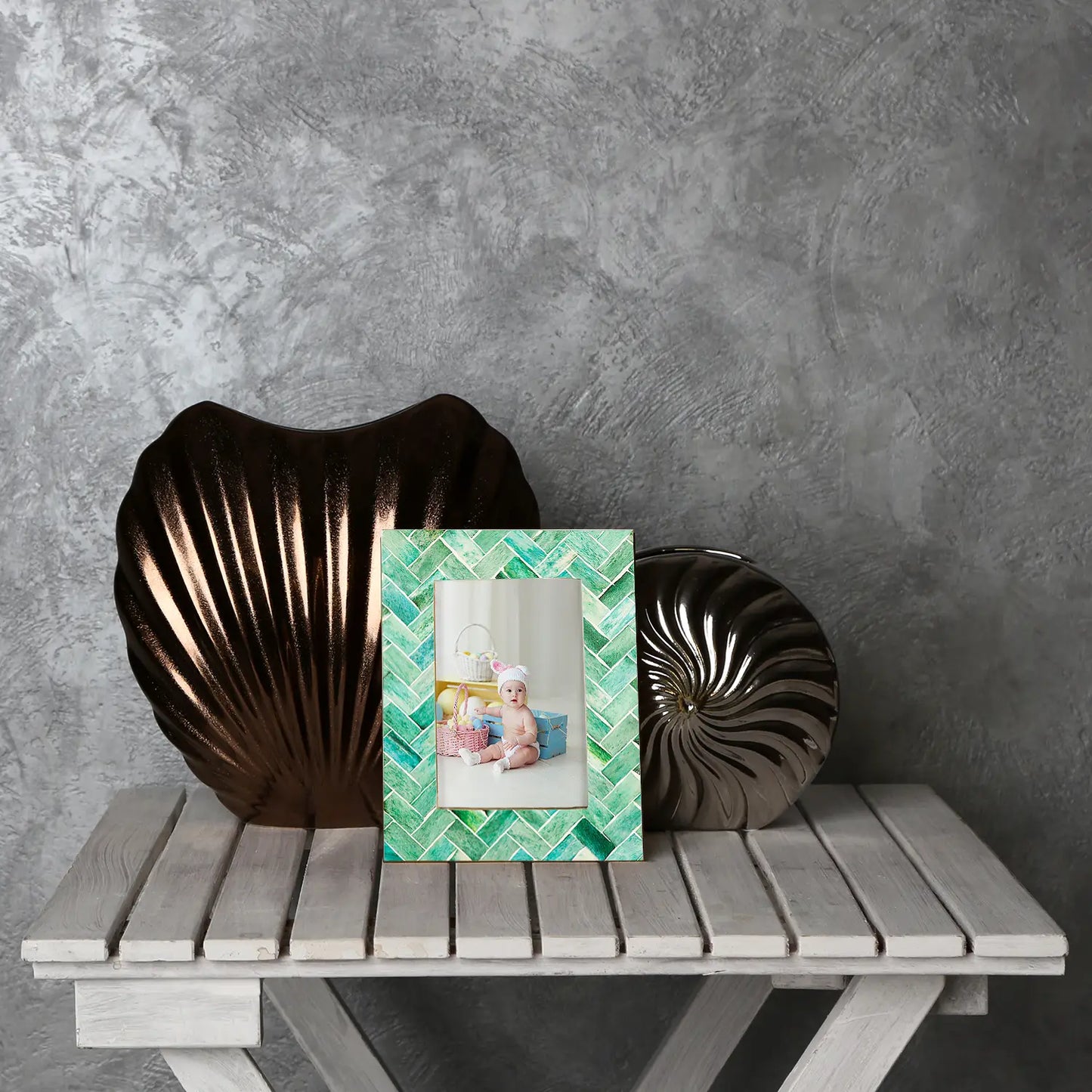 Picture Frames Nature Inspired Bone Inlay Collection in 4x6 – Wholesale picture frames
