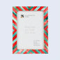 Picture Frames Chevron Pattern Bone Inlay Collection in 4 Sizes, Green & Red – Wholesale picture frames
