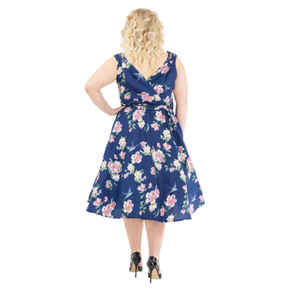 Women's Fashion Clothing Retro Floral Rockabilly Vintage Dresses - Available in 3 Colors
