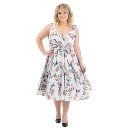 Women's Fashion Clothing Retro Floral Rockabilly Vintage Dresses - Available in 3 Colors