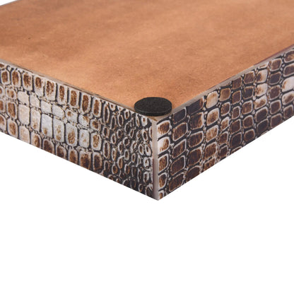 Countertop and Vanity Tray - Parlour Snap Brown 10x6 Inches