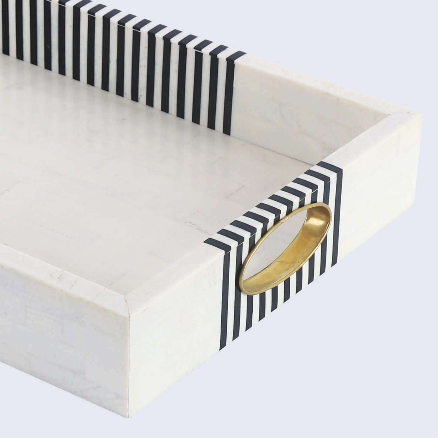 Decorative Trays Optique Reflect Pattern Resin Inlay Collection in 11x17