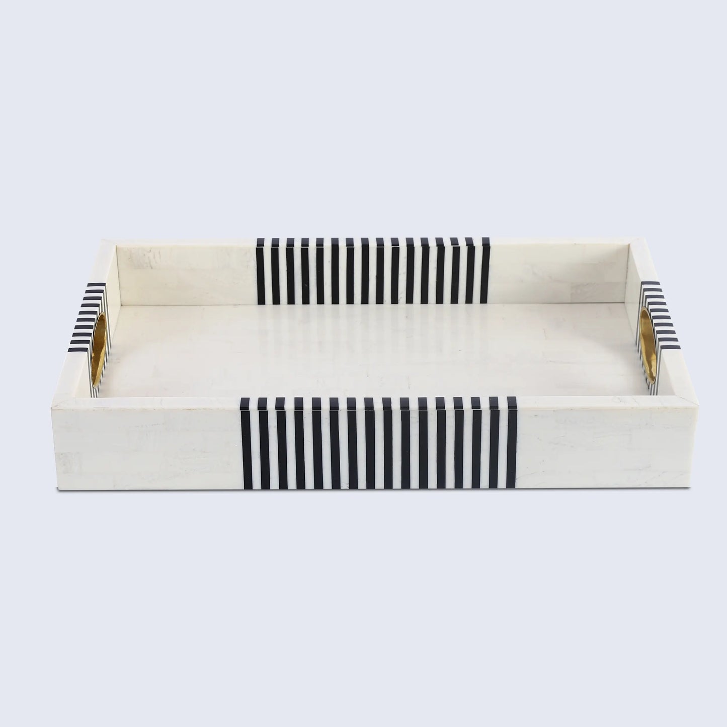 Decorative Trays Optique Reflect Pattern Resin Inlay Collection in 11x17