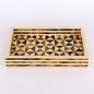 Decorative Trays Triangle Pattern Resin Inlay Collection in 12x8