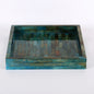 Decorative Trays Verdigris Pattern Bone Inlay Collection in 3 Sizes