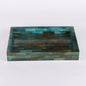 Decorative Trays Verdigris Pattern Bone Inlay Collection in 3 Sizes