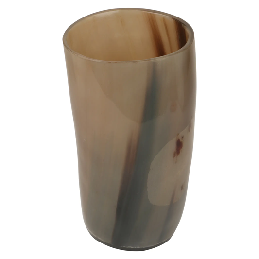 Horn Drinking Glasses - Holds Upto 10 oz, Natural
