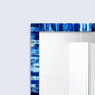 Make to Order Classic Blue Mirror Bone Inlay Collection in 6 Sizes