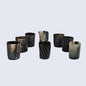 Horn Whiskey Shot Glasses Pack (4,8 & 12) – Hold Up to 6.5oz, Twist